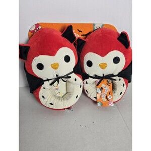 SQUISHMALLOWS Vampire Owl HALLOWEEN Limited Edition 2024 Slippers Sz 2/3